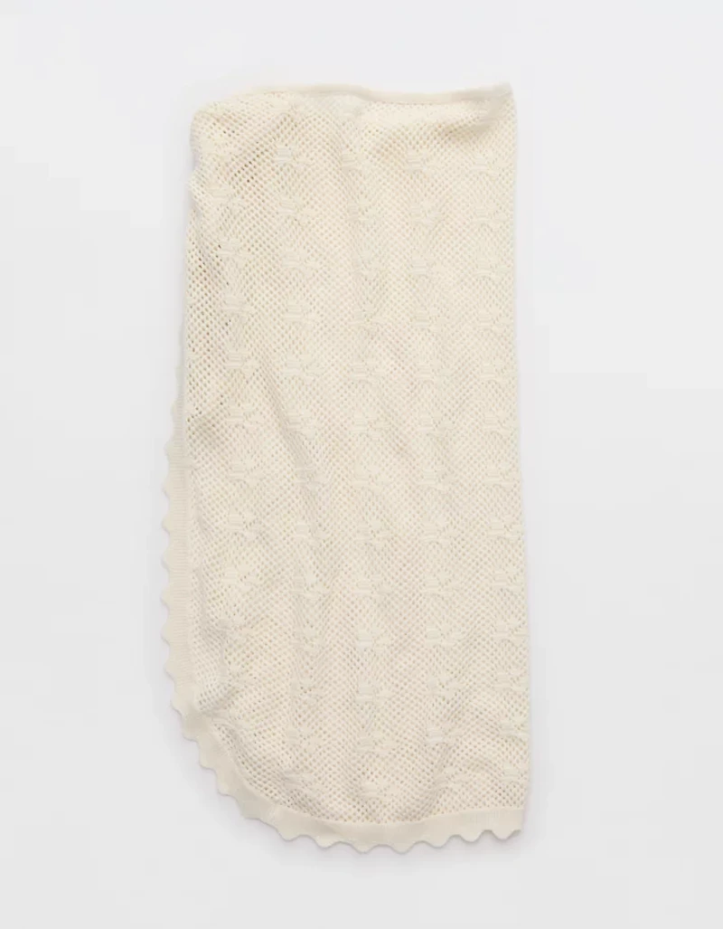 Aerie Scallop Crochet Sarong