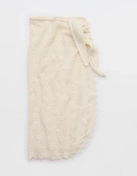 Aerie Scallop Crochet Sarong