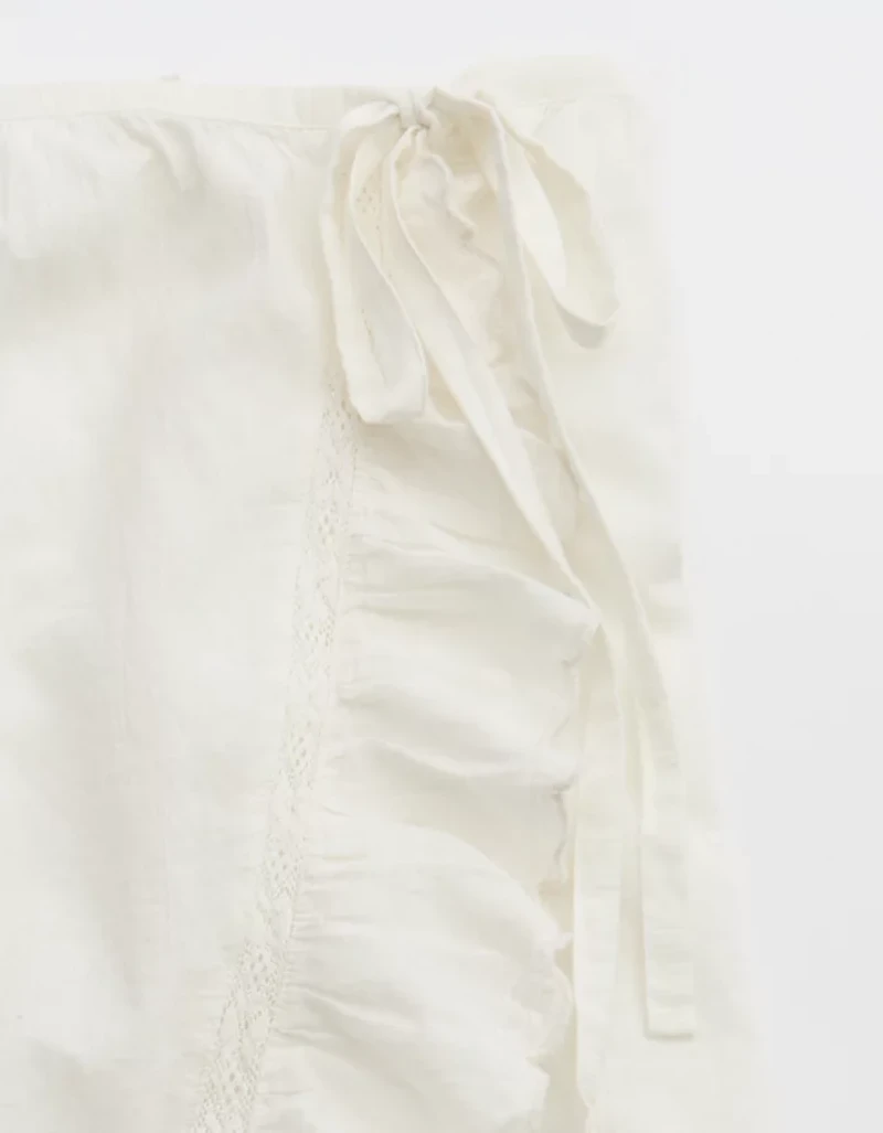 Aerie Embroidered Scalloped Sarong