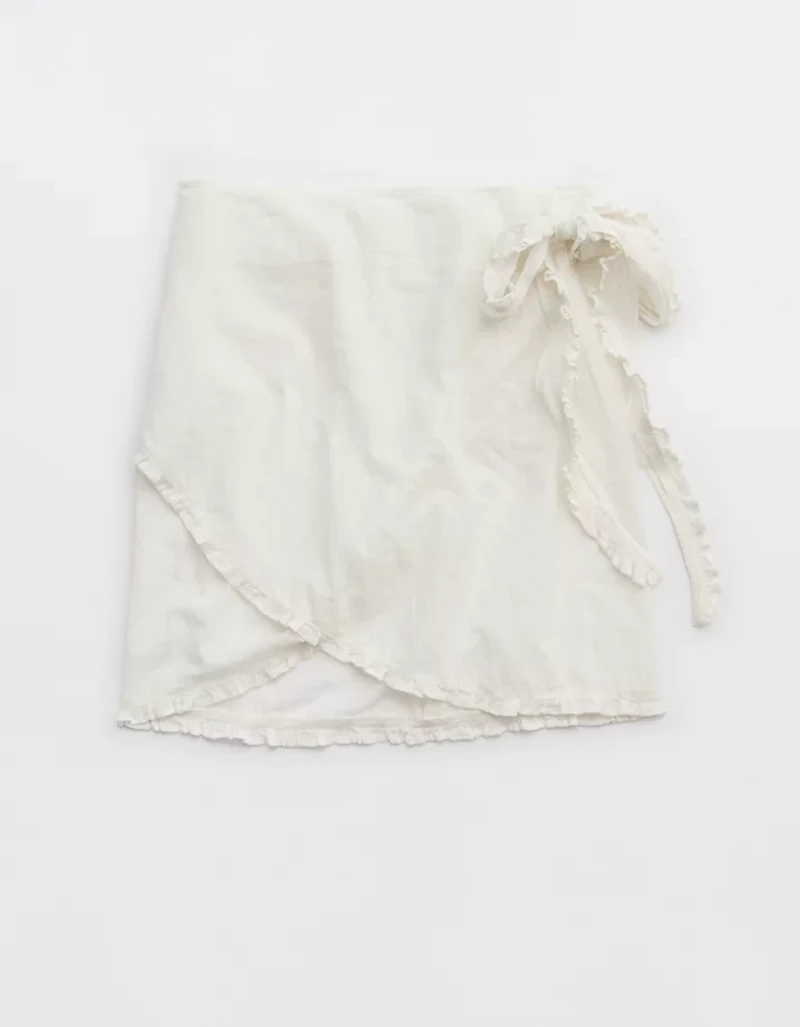 Aerie Ruffle Wrap Skirt