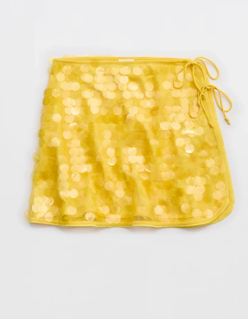 Aerie Sequin Party Mini Sarong