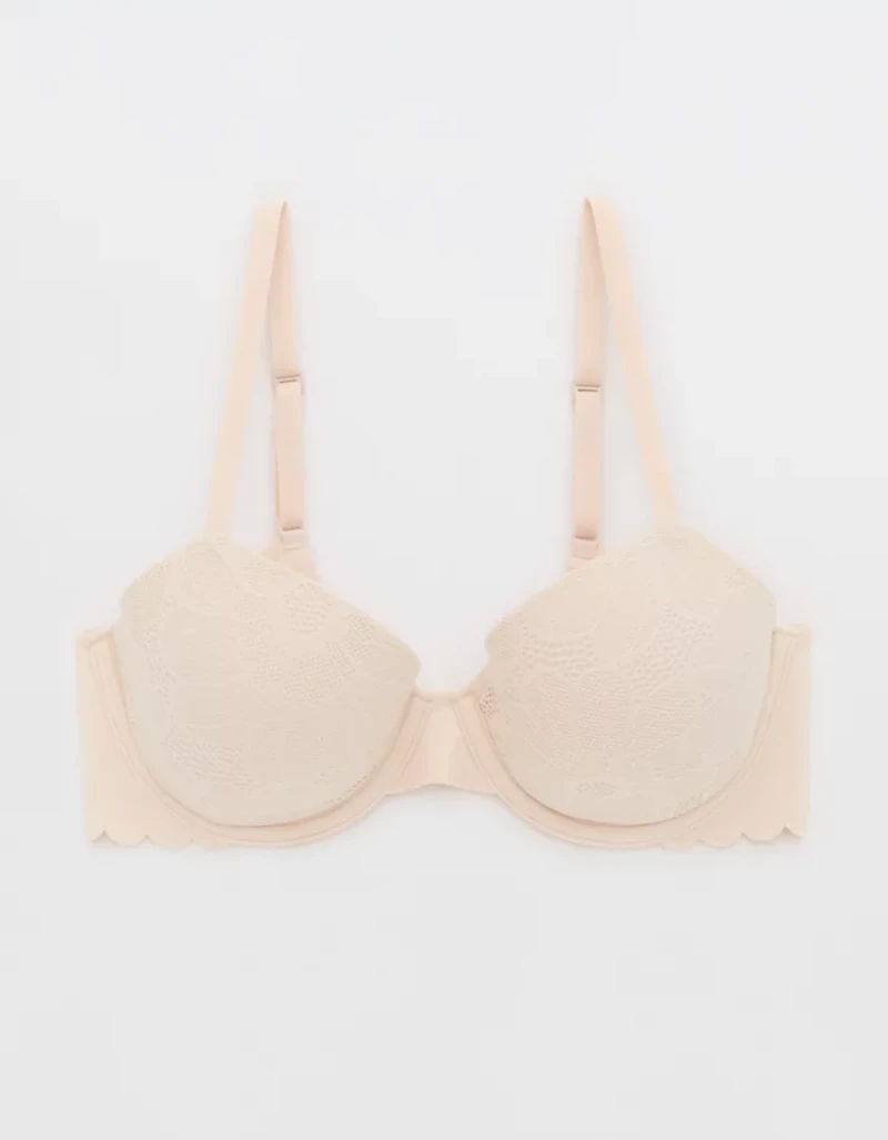 SMOOTHEZ Lace Demi Lightly Lined Bra