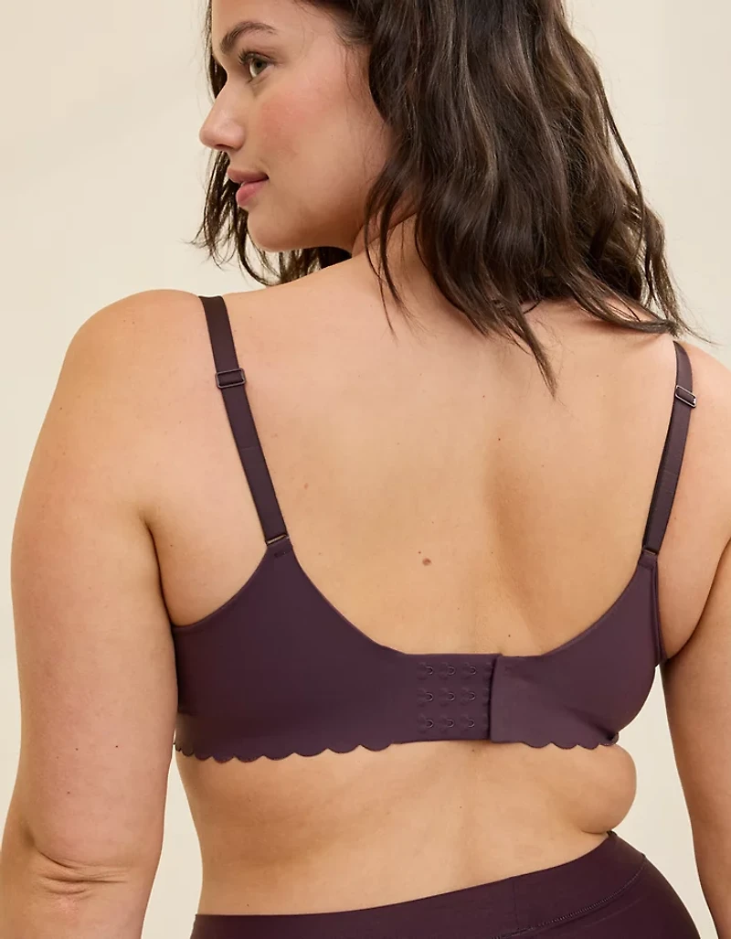 SMOOTHEZ Lace Demi Lightly Lined Bra
