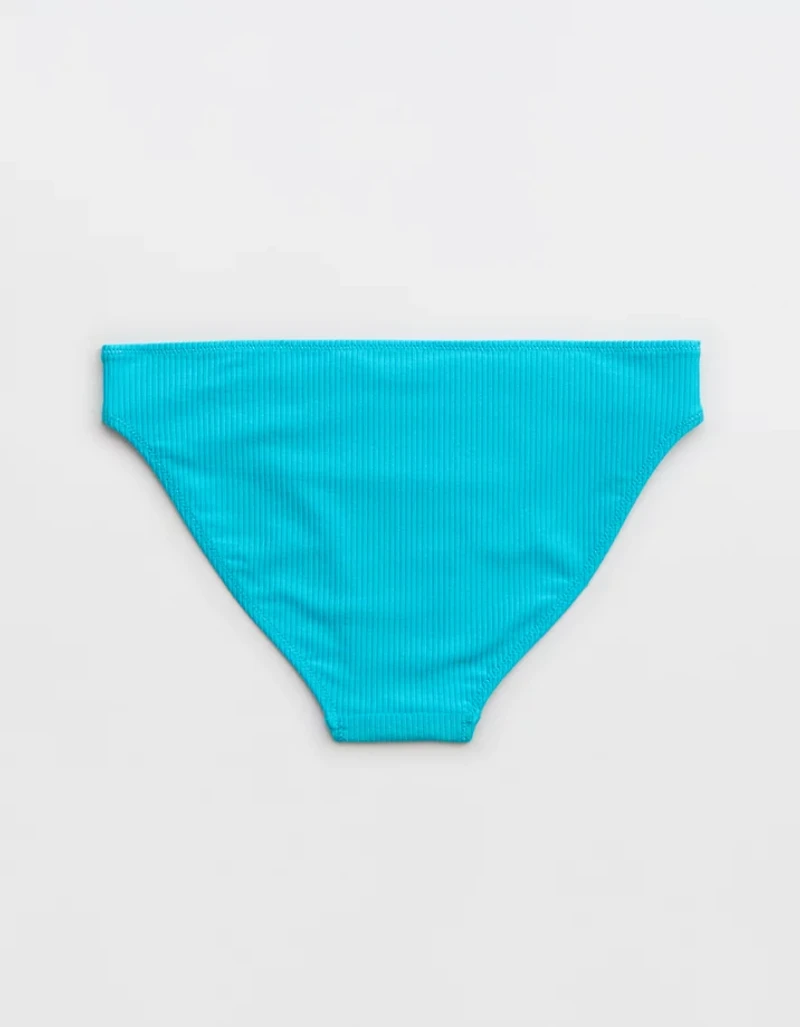 Aerie Shine Rib Full Coverage Bikini Bottom