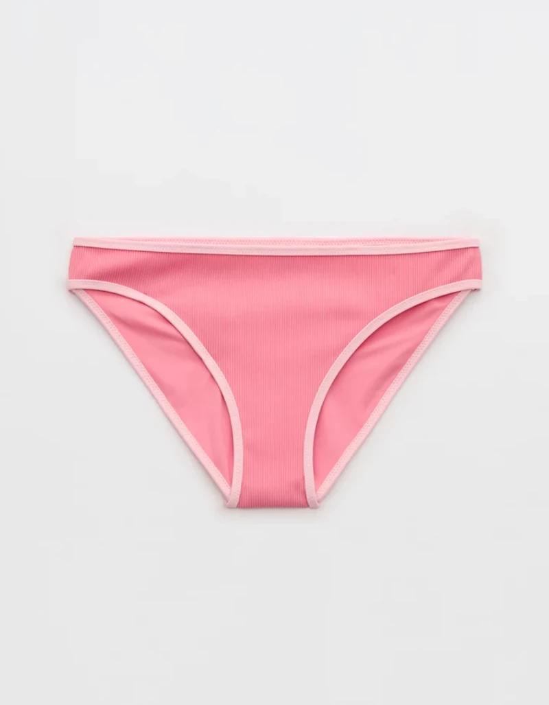 Aerie Full Coverage Ribbed Bikini Bottom