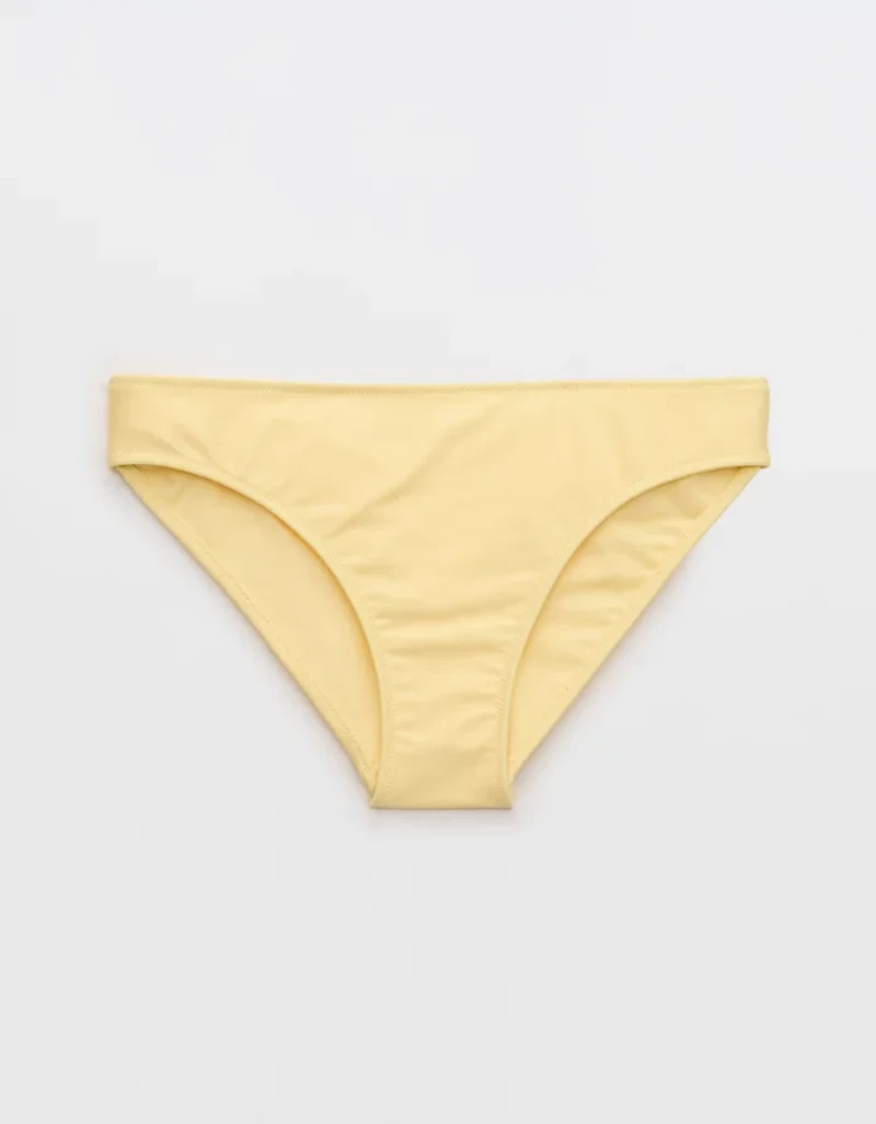 Aerie Shine Ruched Full Coverage Bikini Bottom