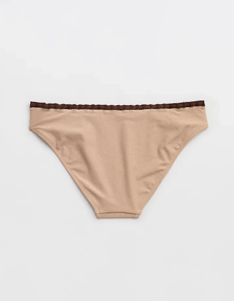 Aerie Crochet Full Coverage Classic Bikini Bottom