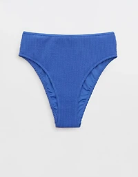 Aerie Crinkle High Cut Cheeky Bikini Bottom