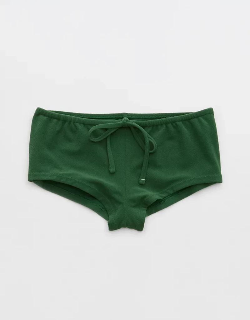 Aerie Terry Boyshort Cheeky Bikini Bottom