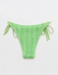 Aerie The Sunbun Cloudweave Crochet Bikini Bottom
