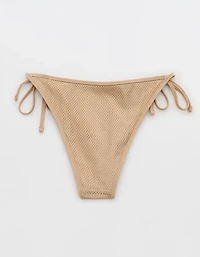 Aerie The Sunbun Metallic Bikini Bottom
