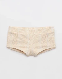 Aerie Jacquard Boyshort Bikini Bottom