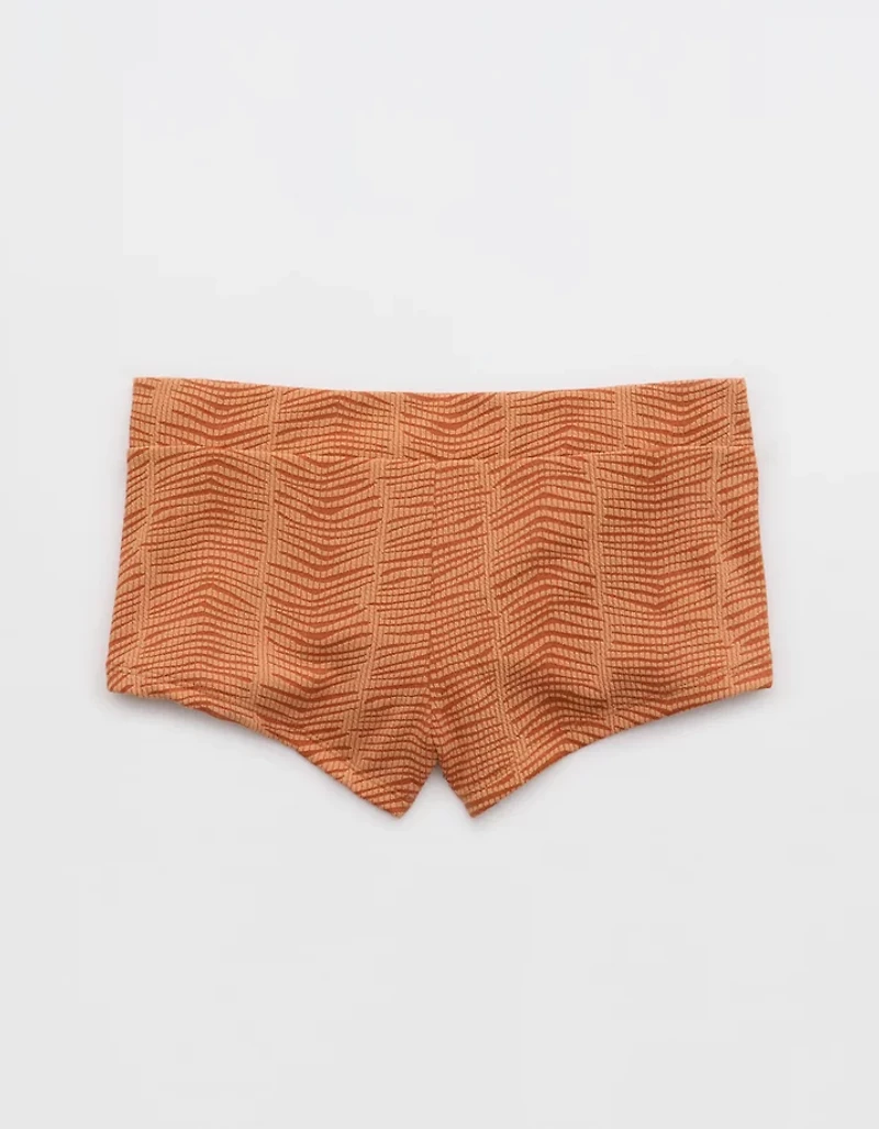 Aerie Jacquard Boyshort Bikini Bottom