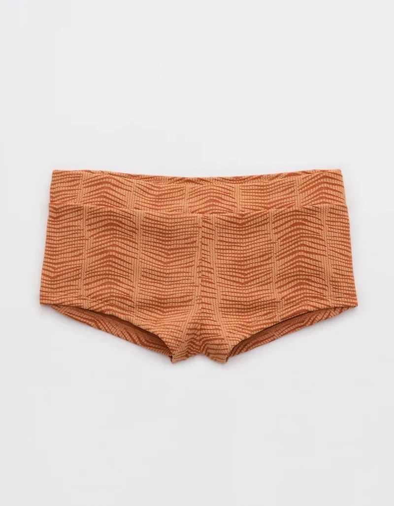Aerie Jacquard Boyshort Bikini Bottom