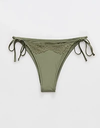 Aerie The Sunbun Shine Lace Bikini Bottom
