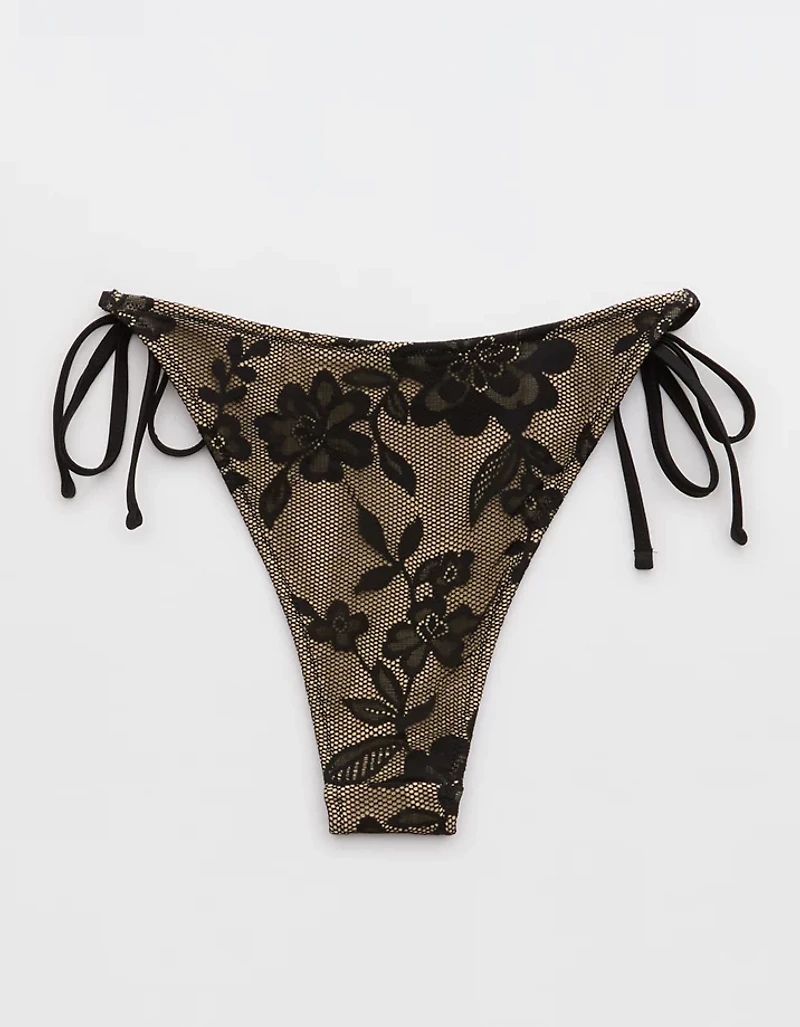 Aerie The Sunbun Lace Bikini Bottom
