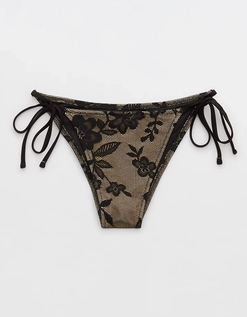 Aerie The Sunbun Lace Bikini Bottom