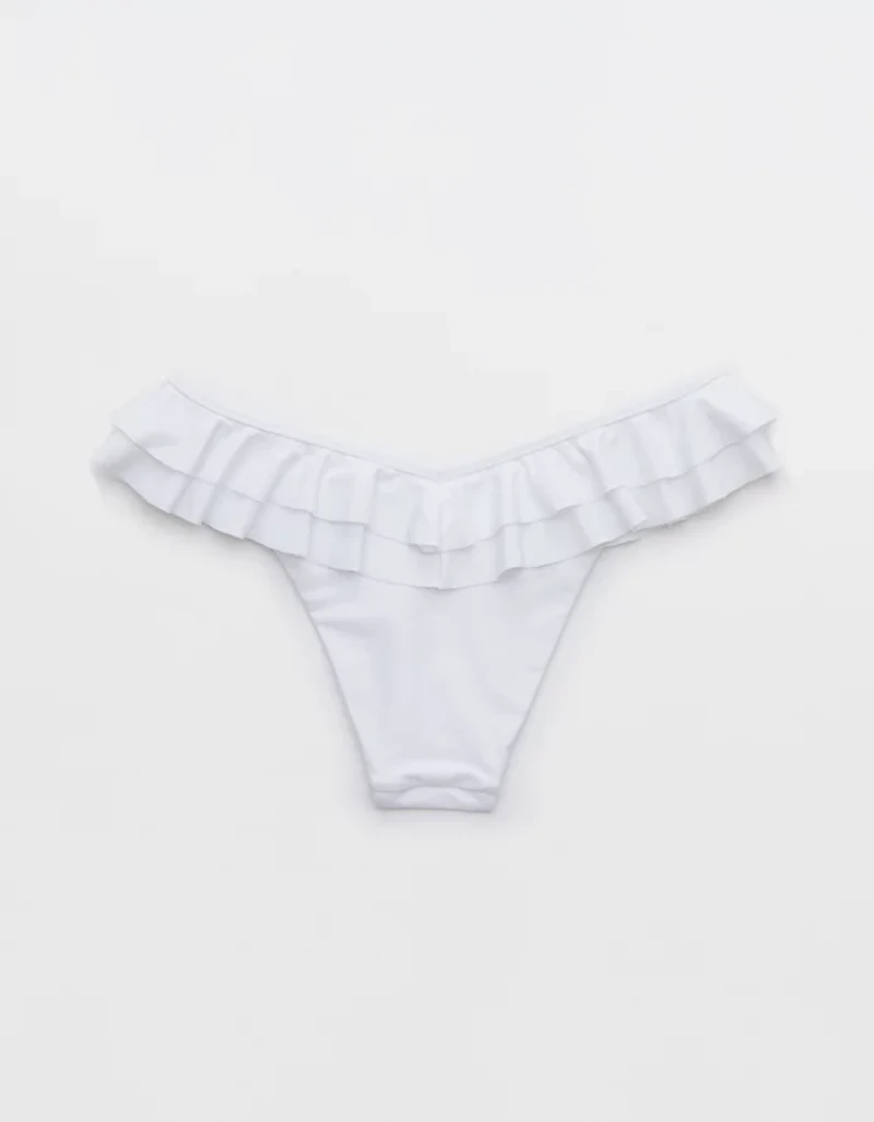 Aerie Ruffle Cheeky Bikini Bottom