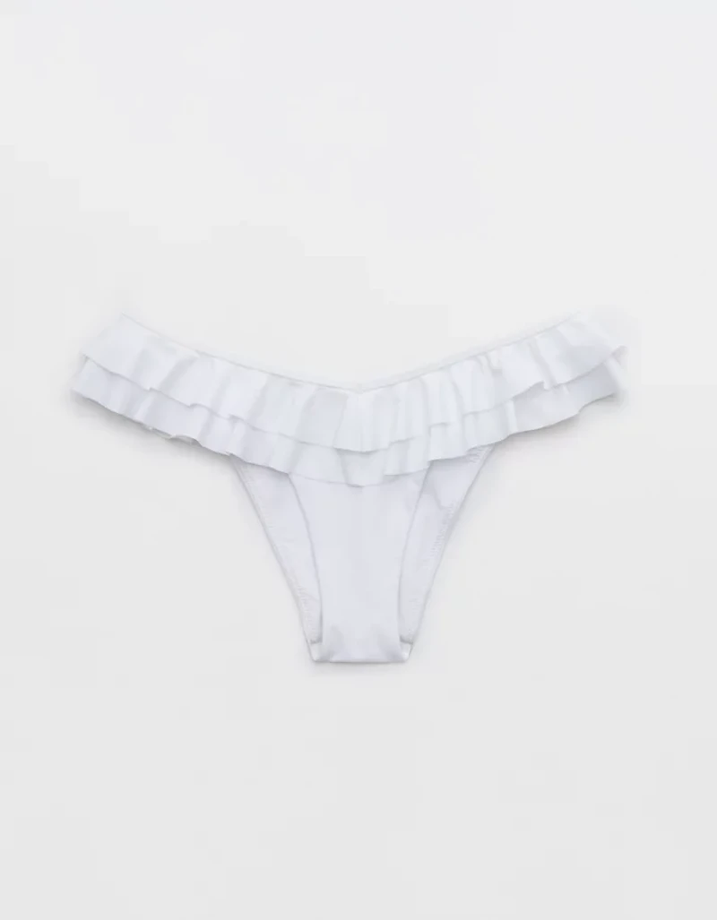 Aerie Ruffle Cheeky Bikini Bottom