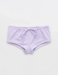 Aerie Terry Boyshort Cheeky Bikini Bottom