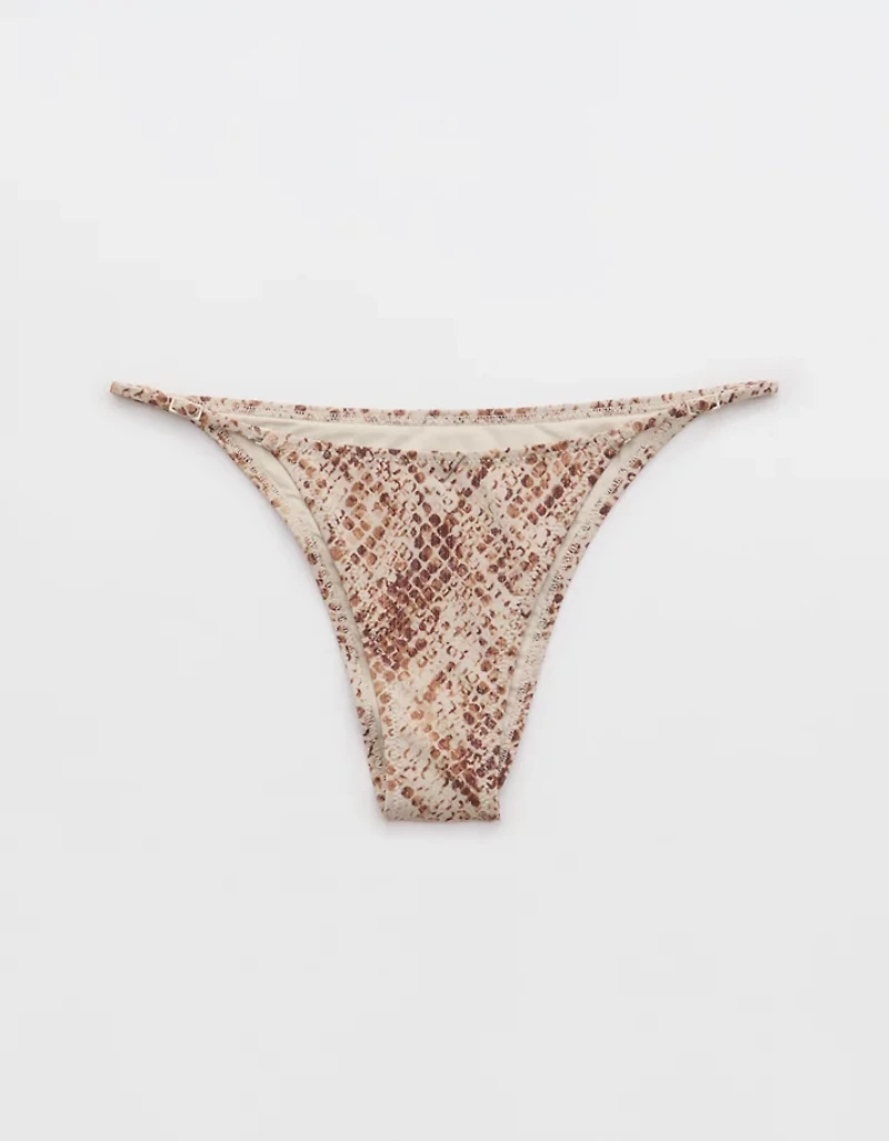 Aerie Sparkle Adjustable Cheekiest Bikini Bottom