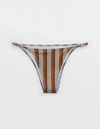 Aerie Sparkle Adjustable Cheekiest Bikini Bottom