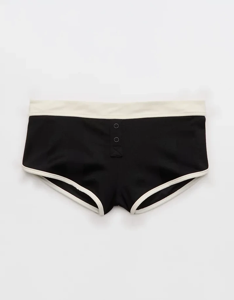 Aerie Shine Cheeky Boyshort Bikini Bottom