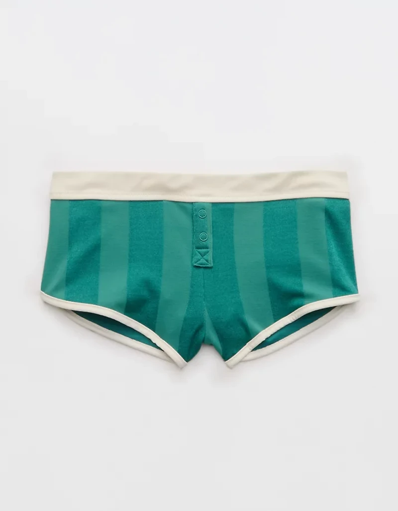 Aerie Shine Cheeky Boyshort Bikini Bottom