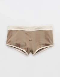 Aerie Shine Cheeky Boyshort Bikini Bottom
