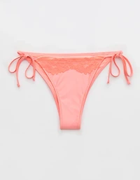 Aerie The Sunbun Shine Lace Bikini Bottom