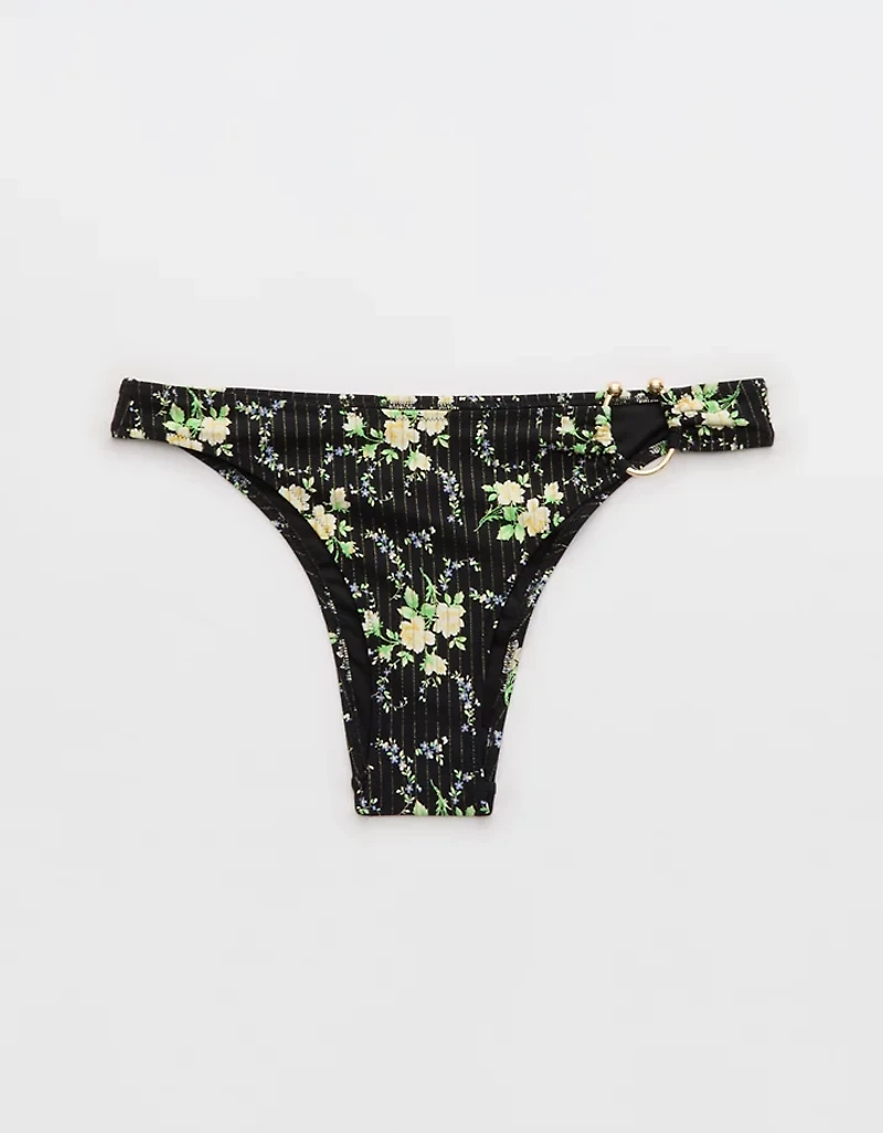 Aerie High Leg Cheeky Bikini Bottom