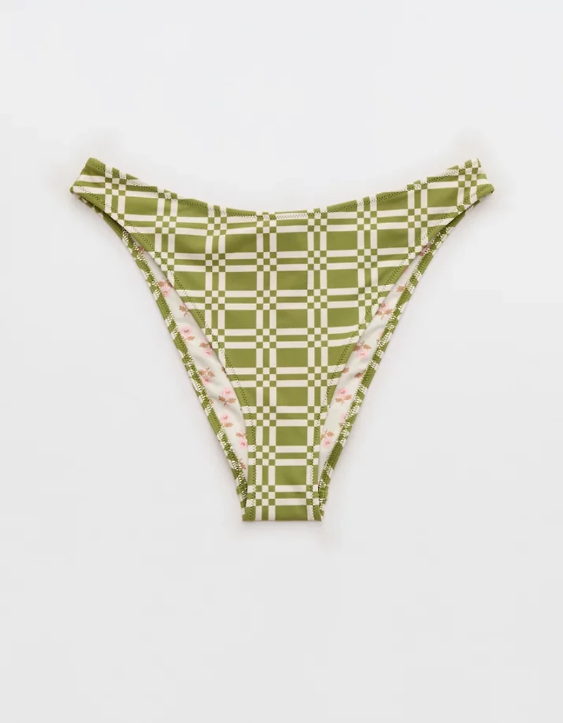 Aerie Mid Rise Cheeky Bikini Bottom