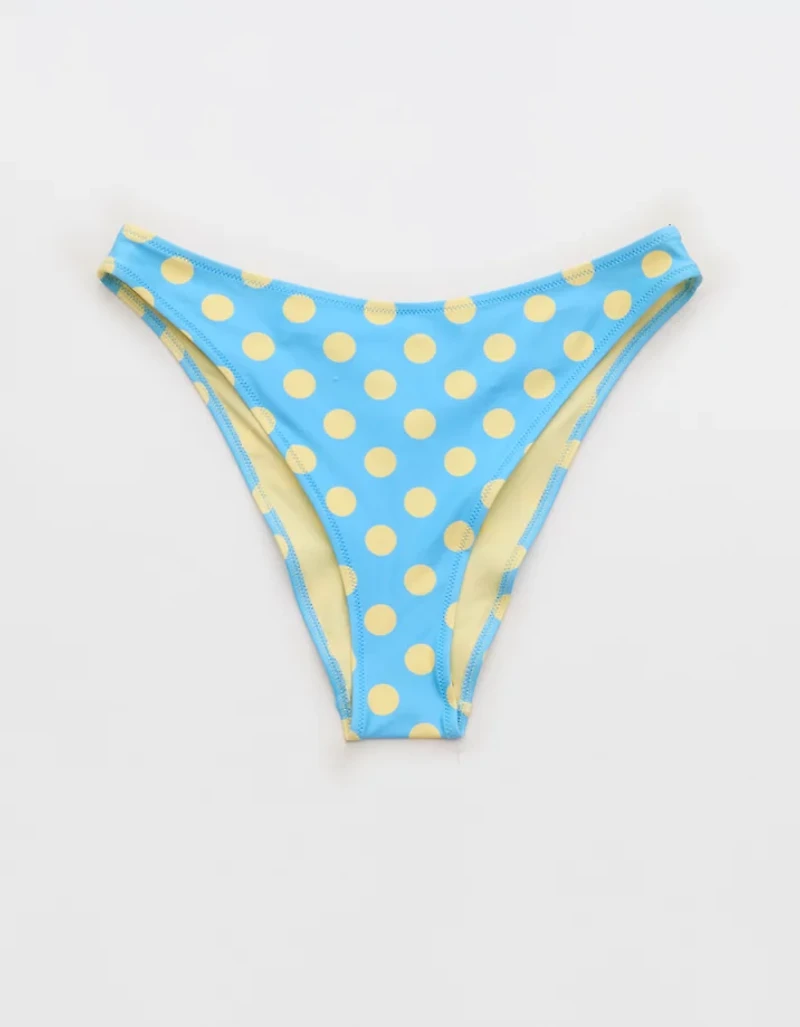 Aerie Mid Rise Cheeky Bikini Bottom