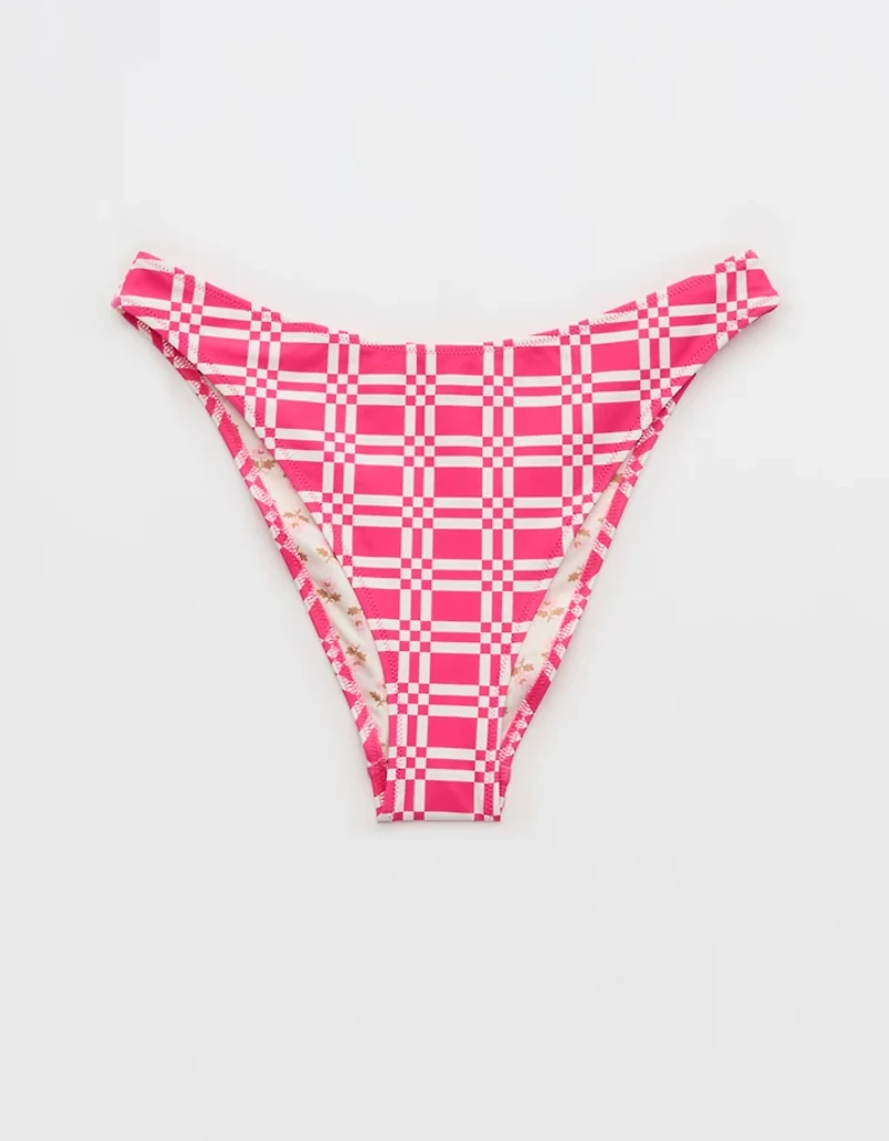Aerie Mid Rise Cheeky Bikini Bottom