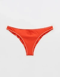 Aerie Ribbed Happy Cheeks Bikini Bottom