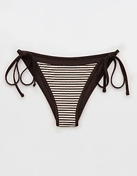 Aerie Ribbed Cheekiest Side Tie Bikini Bottom