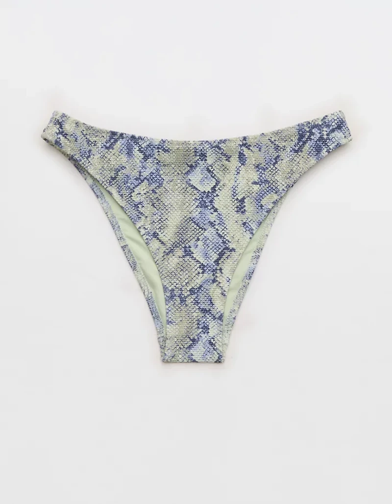 Aerie Pique Mid Rise Cheeky Bikini Bottom