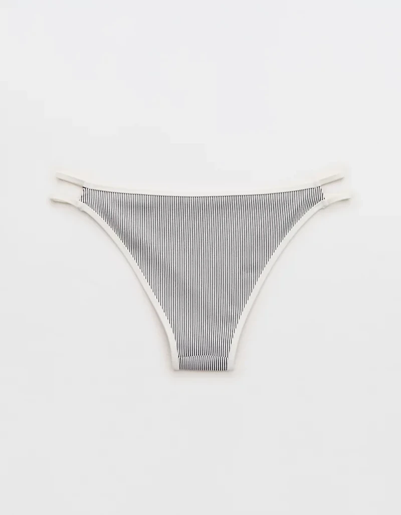 Aerie Ribbed Cheeky Bikini Bottom