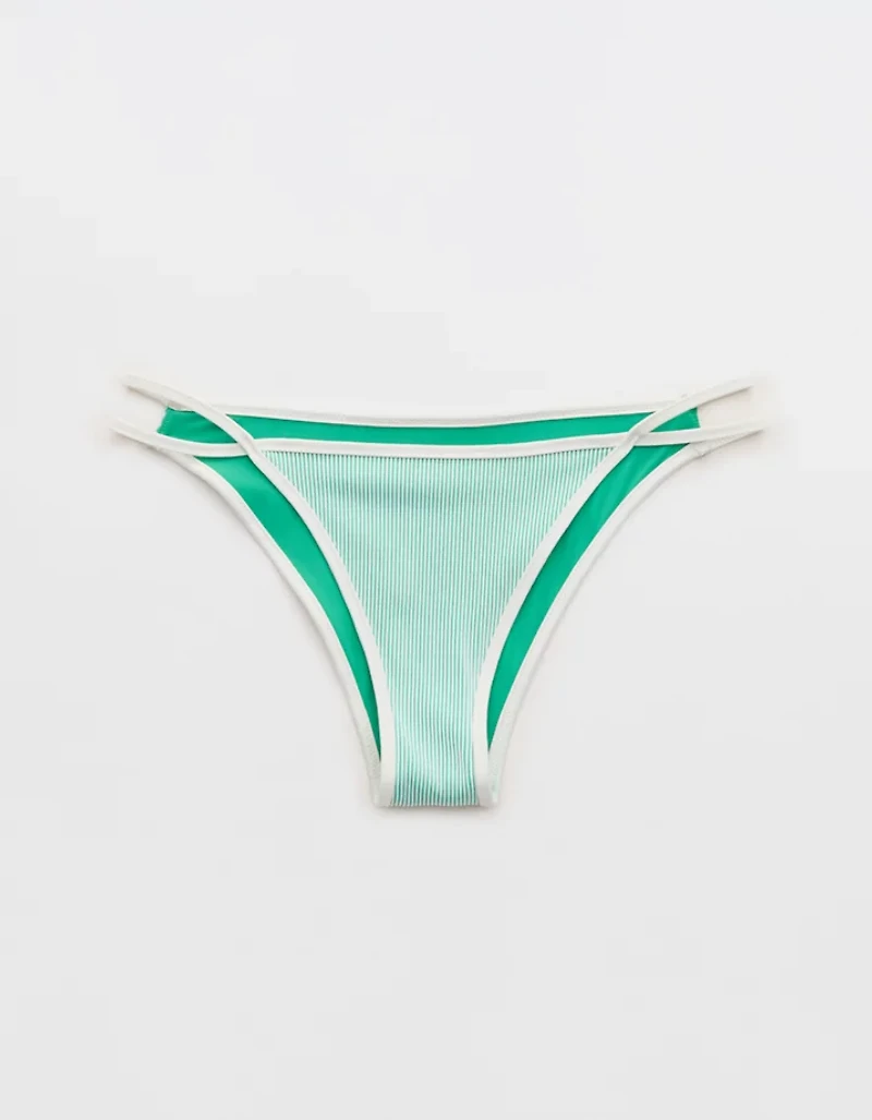 Aerie Ribbed Cheeky Bikini Bottom