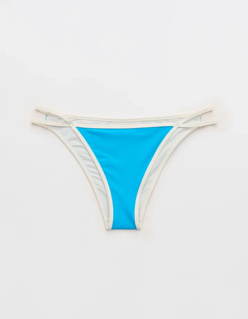 Aerie Ribbed Cheeky Bikini Bottom