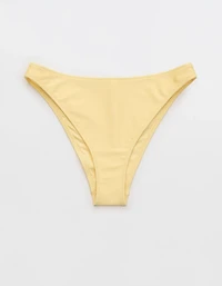 Aerie Shine Mid Rise Cheeky Bikini Bottom