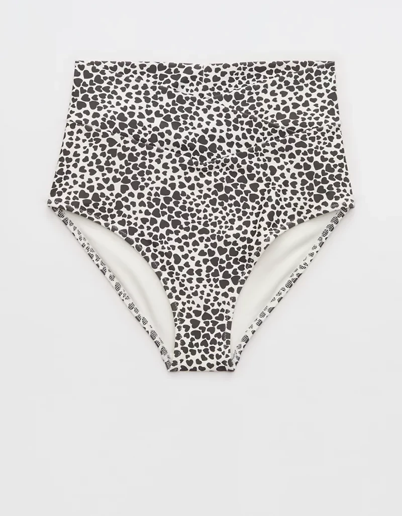 Aerie High Rise Full Coverage Crossover Bikini Bottom