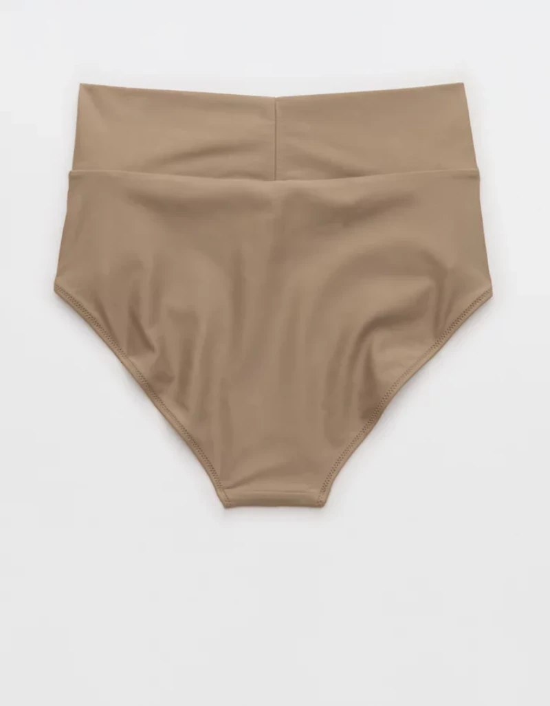 Aerie Crossover High Waisted Bikini Bottom