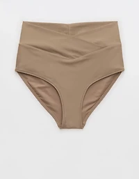 Aerie Crossover High Waisted Bikini Bottom