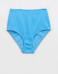 Aerie Ribbed High Waisted Full Coverage Bikini Bottom