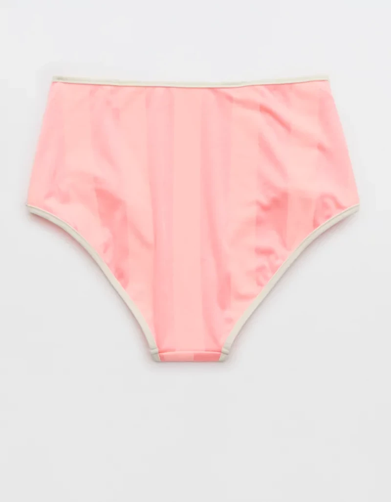 Aerie High Waisted Shine Bikini Bottom