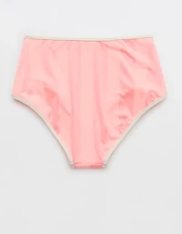 Aerie High Waisted Shine Bikini Bottom