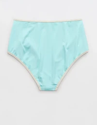 Aerie High Waisted Shine Bikini Bottom