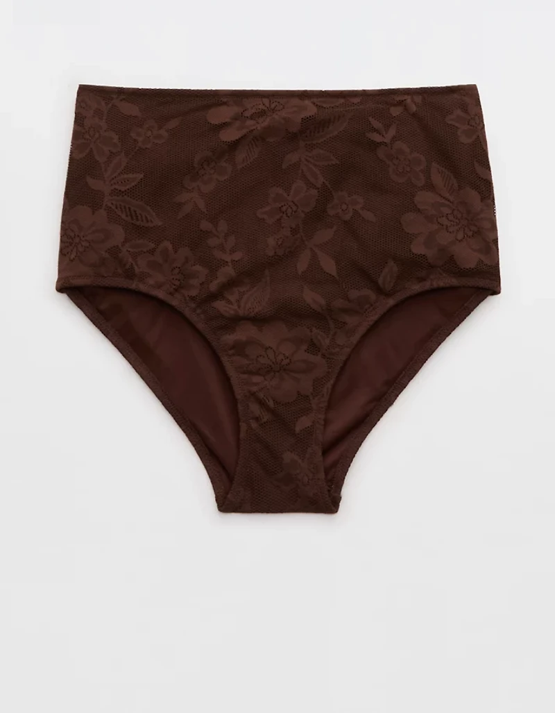 Aerie High Waisted Lace Bikini Bottom