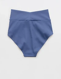 Aerie Ruched High Waisted Full Coverage Bikini Bottom